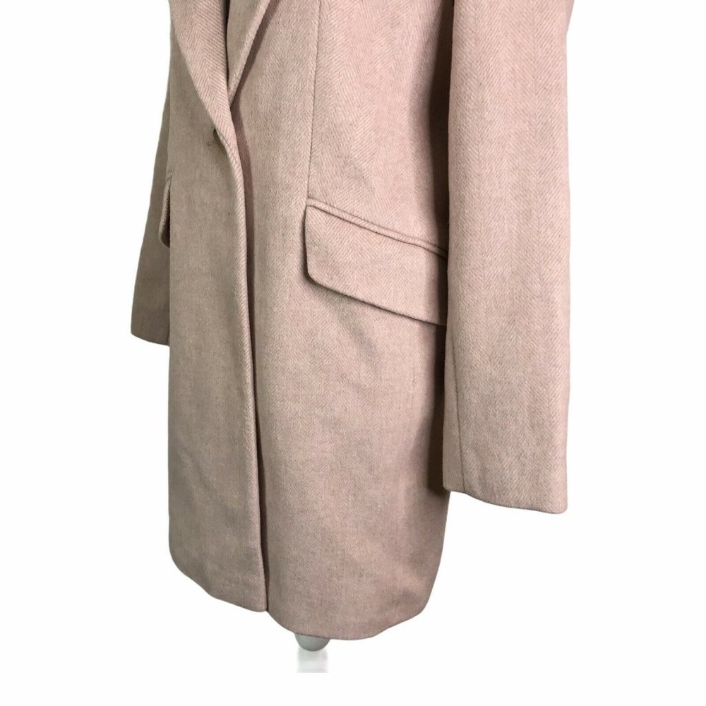 Topshop Monica-Faux Fur Detachable Collar Jacket - Picture 7 of 12